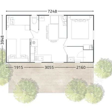 Campingplatz 3 Etoiles - Piscine - Ccafbhb